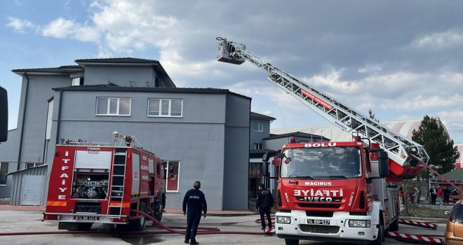 Boluspor'un altyapı tesislerinde yangın çıktı