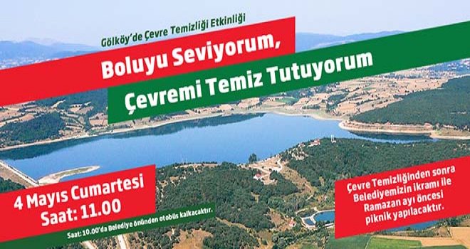 “Bolu’yu Seviyorum, Çevremi Temiz Tutuyorum” 