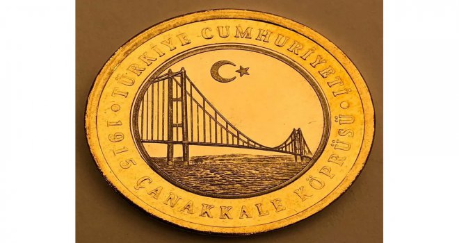 Çanakkale Köprüsü hatıra parası basıldı