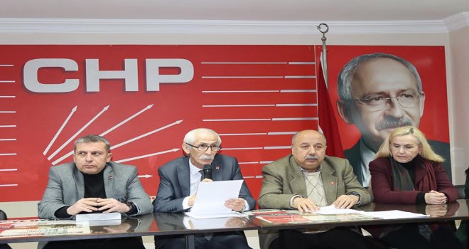 CHP il başkan yardımcısı Mehmet Duru ; ‘Çalışanlarımızdan ve Emeklilerimizden çalınan her bir kuruşu yerine koyacağız’