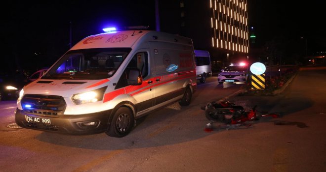 Cip ile motosiklet çarpıştı: 1 yaralı