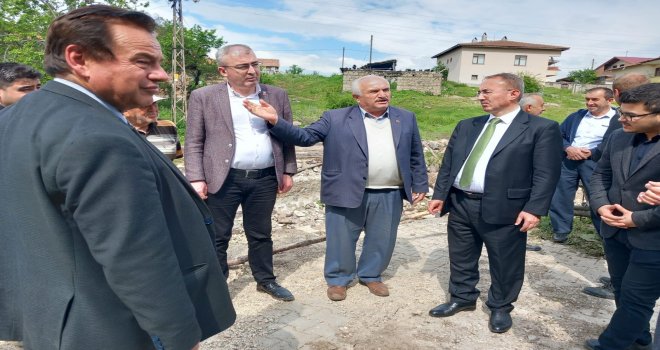 Coşkunyürek selden etkilenen köylerde...