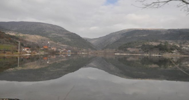 Çubuk Gölü'nde mest eden manzara….