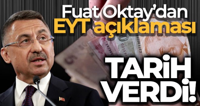 Cumhurbaşkanı Yardımcısı Oktay: 'EYT ile ilgili sorunu 1-2 haftada çözeceğiz'