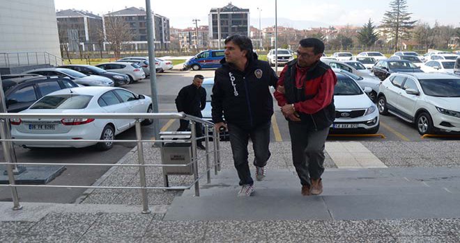 Çuvalından 50 metre çalıntı kablo çıkan şahıs adliyeye sevk edildi