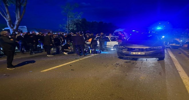 D-100’de feci kaza: 5’i çocuk 9 yaralı