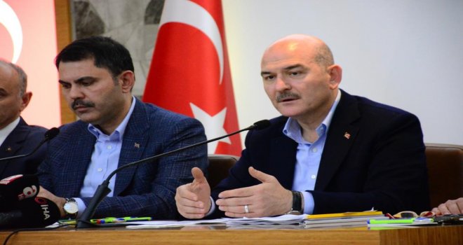 Depremzedelere kira ve eşya yardımı yapılacak, Bakan Soylu: “İlk etapta 27 milyon lira ödenek buraya ulaşmış oldu”