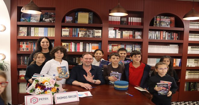 Dünyaca ünlü İngiliz yazar Thomas Taylor Bolu’ya geldi