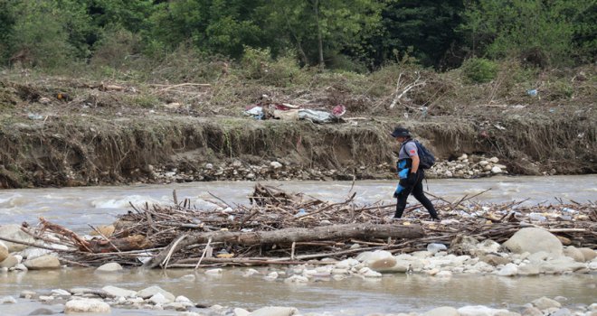 Düzce’de, selde kaybolan 2 çocuğu arama çalışmaları 10’uncu gününde devam ediyor