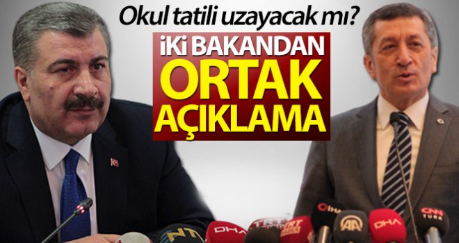 Eğitime 30 Nisan'a kadar ara verildi