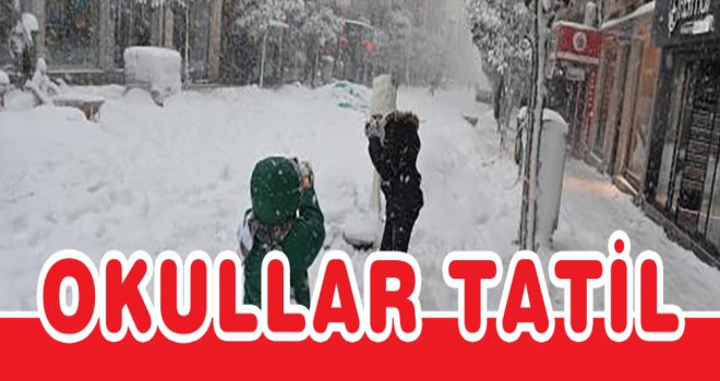 Eğitime kar engeli.... 