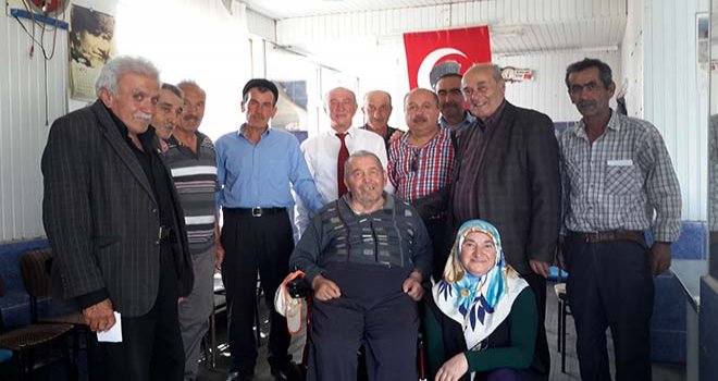 Emekli öğretmen Alaaddin Yıldırım, Yeni Akülü Tekerlekli Sandalye’sine Kavuştu 