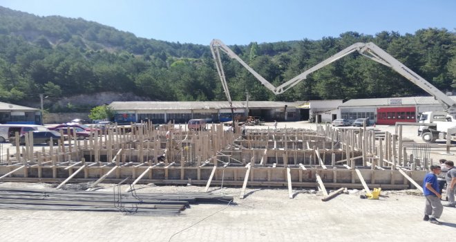 GÖYNÜK SANAYİ SİTESİ EK BLOK İNŞAATI TEMEL ATMA TÖRENİ GERÇEKLEŞTİ