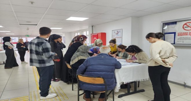 Hastane ayaklarına geldi, 12 branşta sağlık taraması yapıldı