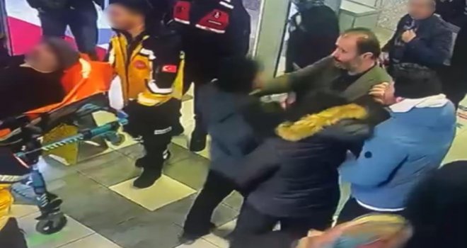 Hastane müdür yardımcısı ile sendika başkanı arasında 'klima' kavgası kamerada