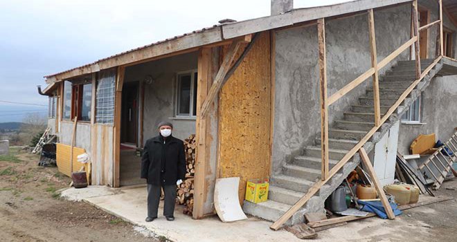 Hayatta kimsesi olmayan Durmuş Türkan’dan Milli Dayanışma Kampanyası’na destek