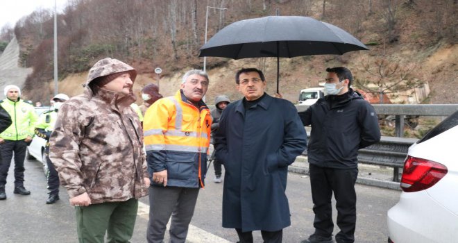Heyelan sebebiyle kapanan Bolu Dağı Tüneli’nin yarın açılması planlanıyor