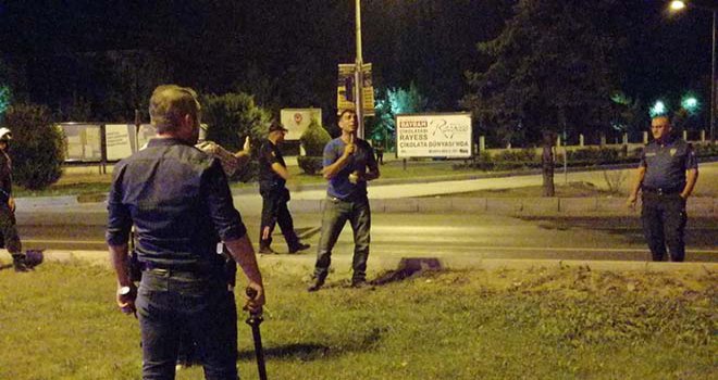 İntihar etmek isteyen şahıs korku dolu anlar yaşattı