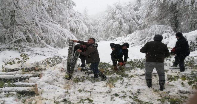 Karda mahsur kalan onlarca vatandaşın imdadına ormancılar yetişti