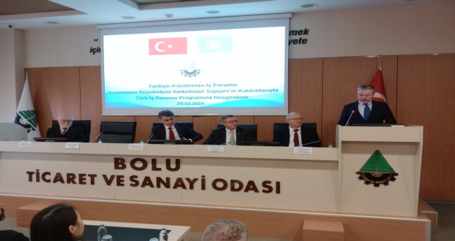 Kazakistan Büyükelçisi  Sapiyev; ‘Bolu ilinin çok yüksek bir potansiyeli var. Ve bu potansiyeli Kazakistan’da yatırım ve ticaret noktasında değerlendirmek istiyoruz’
