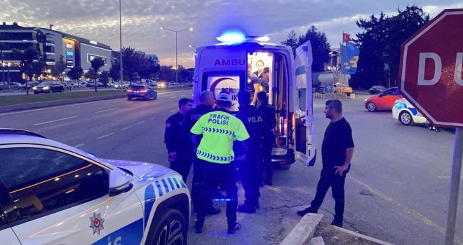 Köprüye çıkan şahsı polis ikna etti.....