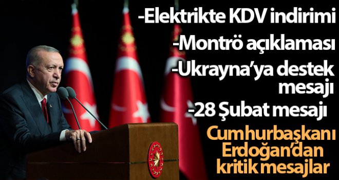 Kritik kabine sonrası Cumhurbaşkanı Erdoğan'dan önemli açıklamalar.......