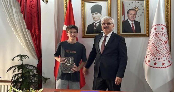 LGS'de tam puan alan Bolulu öğrenci Türkiye birincisi oldu...