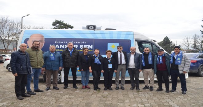 Mansur Şen projelerini anlatmak için esnafları tek tek geziyor...