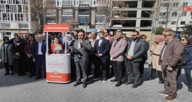 Memur Sen aile yapısının korunması ve özgürlükler için 81 ilde imza kampanyası başlattı