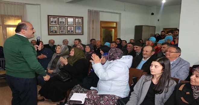 Metin Seyit Mahallesinde projelerini anlattı 