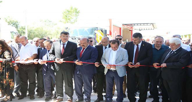 Mısır kurutma tesisinin açılışı yapıldı 