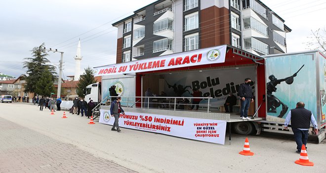 Mobil hizmet tırına Sağlık Mahallesi’nde yoğun ilgi