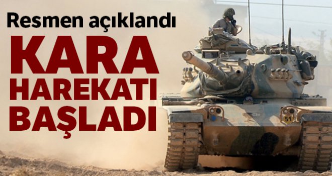 MSB: Kara Harekatı başladı!