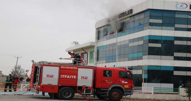 Okulun büyük bölümünde hasar meydana geldi