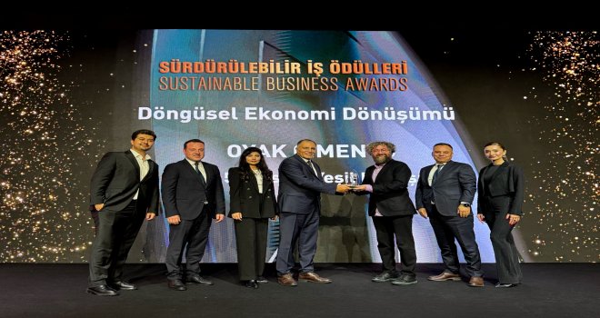 OYAK Çimento’ya ‘Döngüsel Ekonomi Dönüşümü’ Ödülü