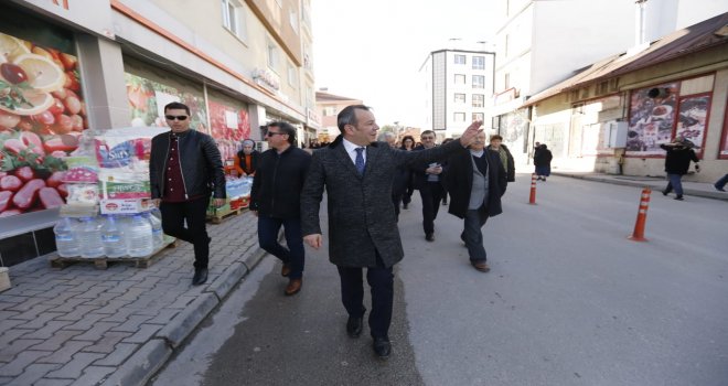 ÖZCAN ESNAF ZİYARETLERİNE DEVAM EDİYOR....