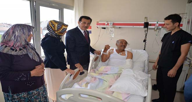 Şehidimizin Babasına Geçmiş Olsun Ziyareti 