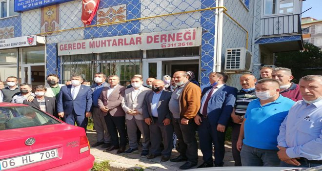 SUAT GÜNER GEREDE’DE SİVİL TOPLUM KURULUŞLARI’NI ZİYARET ETTİ
