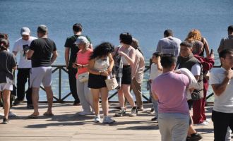 Abant Gölü Milli Parkı'nda bayram yoğunluğu……….