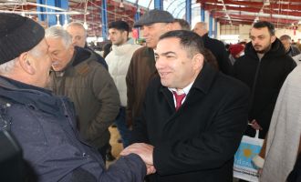 AHMET ÖRNEKBAŞ GEREDE’DE BÜYÜK İLGİYLE KARŞILANDI 