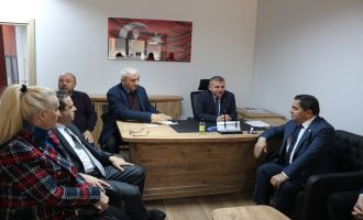 AHMET ÖRNEKBAŞ ZİYARETLERE CHP İLE DEVAM ETTİ