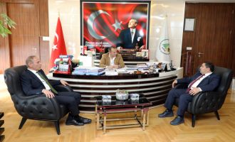 AHMET ÖRNEKBAŞ’TAN TANJU ÖZCAN’A ZİYARET