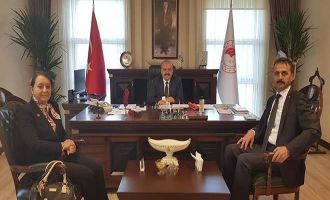 AK Parti Teşkilatları Bakan Yardımcısı Metin’i ziyaret etti