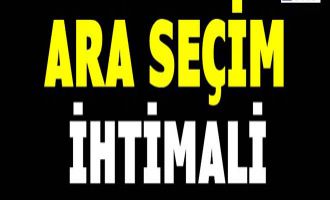 Ara seçim ihtimali rafa kalktı 