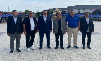 BAŞKAN ALEMDAR, HİSARCIKLIOĞLU İLE BİRLİKTE KIRGIZİSTAN’DA 