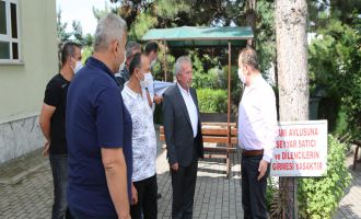 Başkan Özcan sanayi sitesinde incelemelerde bulundu