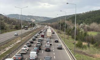 Bayram trafiği durma noktasına geldi………