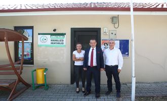 Belediye Başkanı Tanju Özcan’dan 3 mahalle muhtarına ziyaret