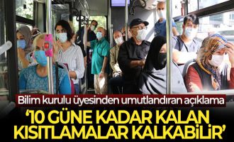 Bilim Kurulu Üyesi Prof. Dr. Yiyit: '10 güne kadar kalan kısıtlamalar kalkabilir'