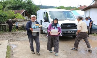 Bolu Belediyesi’nden selzedelere yemek ikramı
